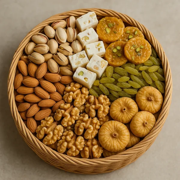 ارسال بسته هدیه آجیل و شیرینی