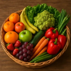 ارسال سبد ترکیبی میوه و سبزیجات
