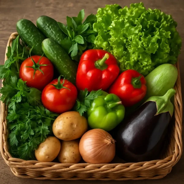 ارسال سبد سبزیجات تازه